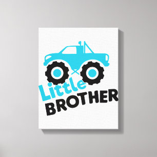 Little Brother Monster Lastbil Canvastryck