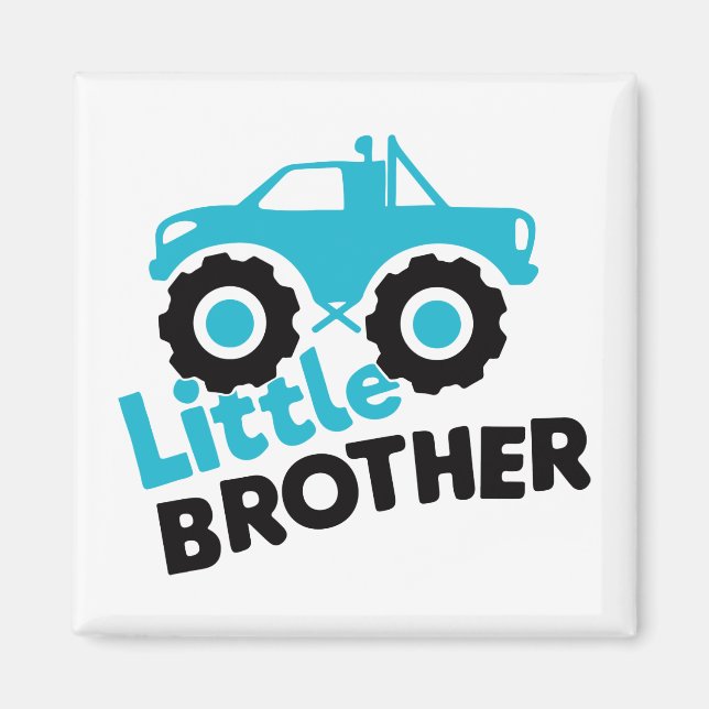 Little Brother Monster Lastbil Magnet (Framsidan)