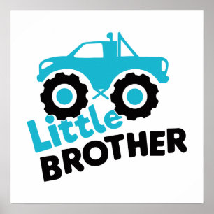 Little Brother Monster Lastbil Poster
