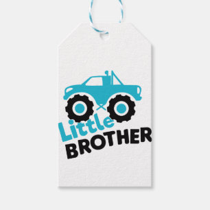 Little Brother Monster Lastbil Presentetikett