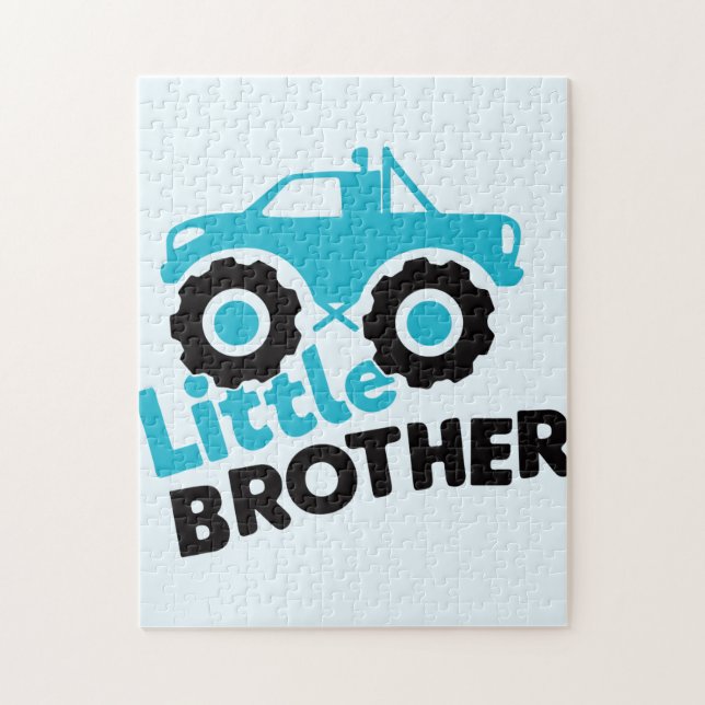 Little Brother Monster Lastbil Pussel (Vertikal)