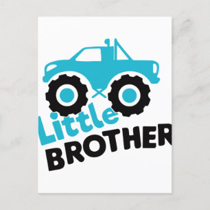 Little Brother Monster Lastbil Vykort