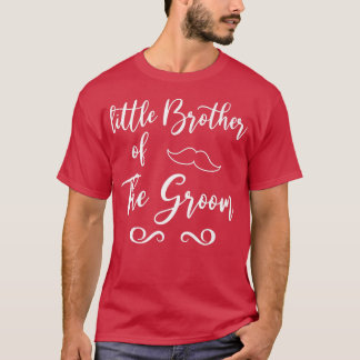 Little Brother of Groom & Bride Bröllop Matching T Shirt