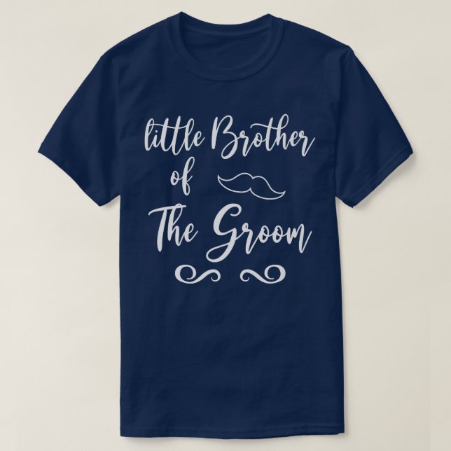 Little Brother of Groom & Bride Wedding Matching  T Shirt (Design framsida)