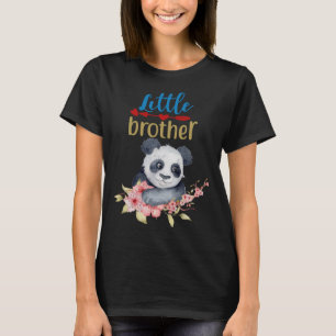 Little Brother Panda Bear Cute Little Brothers T Shirt