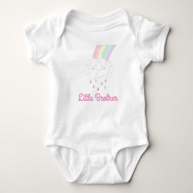 Little Brother Rainbow T Shirt (Framsida)