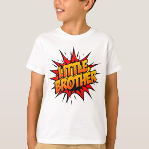 Little Brother Tecknad Bok T Shirt