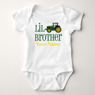 Little Brother Tractor Personlig T-shirt