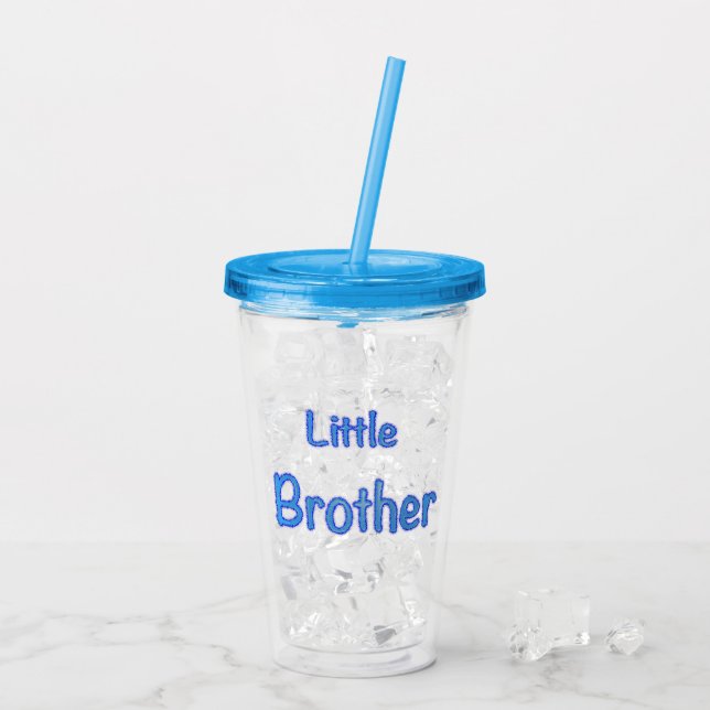 Little Brother Typography Take Away Mugg (Baksida Ice)
