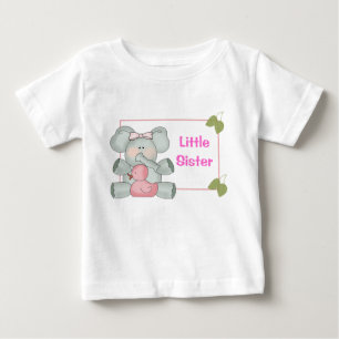 Little Brother Zoo Elephant Dragonflies T-shirt