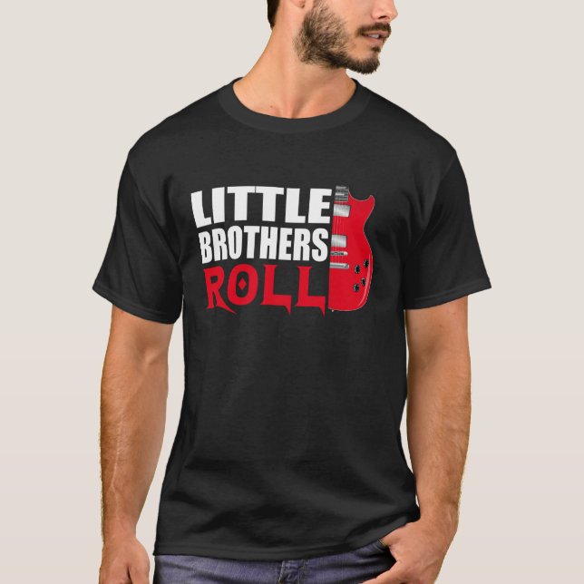 Little Brothers Roll Matching Younger Brother T Shirt (Framsida)
