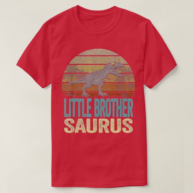 Little Brothersaurus Rex Dinosaur Little Brother T Shirt (Design framsida)