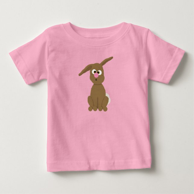 Little Brown Bunny Rabbit Shirt T Shirt (Framsida)