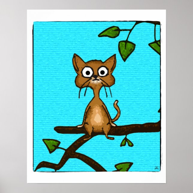 Little Brown Cat Poster (Framsidan)