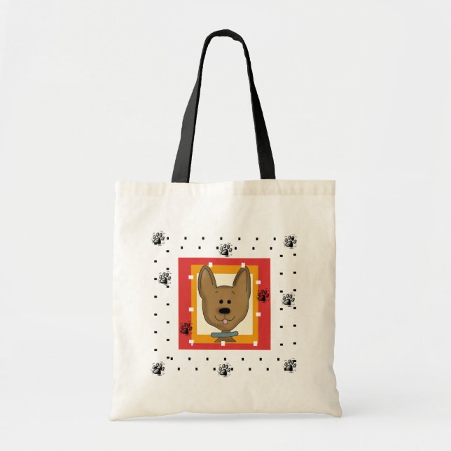 Little Brown Doggie Tshirts och Gifts Tygkasse (Framsidan)