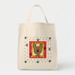 Little Brown Doggie Tshirts och Gifts Tygkasse