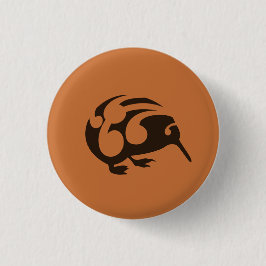 Little Brown KIWI badge Knapp