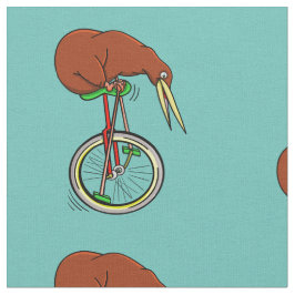 Little Brown Kiwi på en röd Unicle Tyg