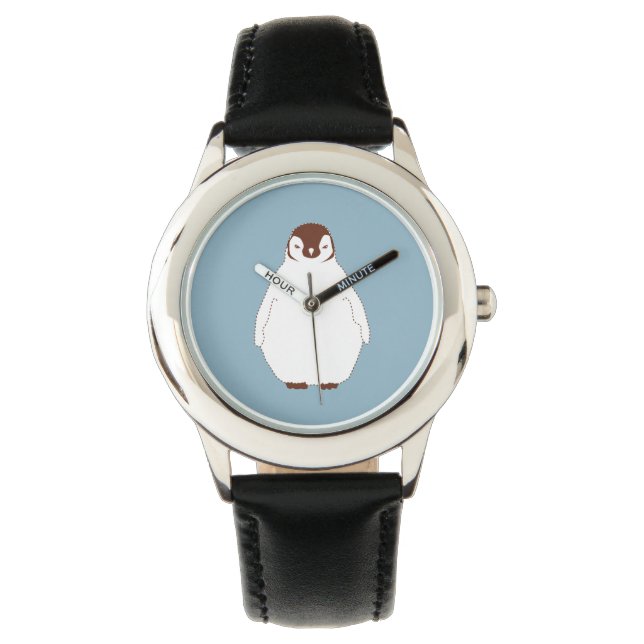 Little Brown Penguin Kids Watch Armbandsur (Framsida)