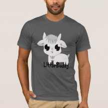 Little Buddy Tshirt - Charcol