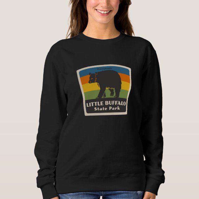Little Buffalo State Park Pennsylvania Bear PA Sou T Shirt (Framsida)