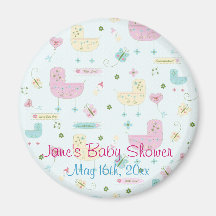 Little Buggy Baby Shower Magnet