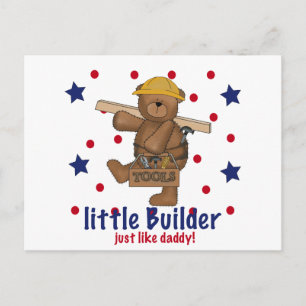 Little Builder som pappa Vykort