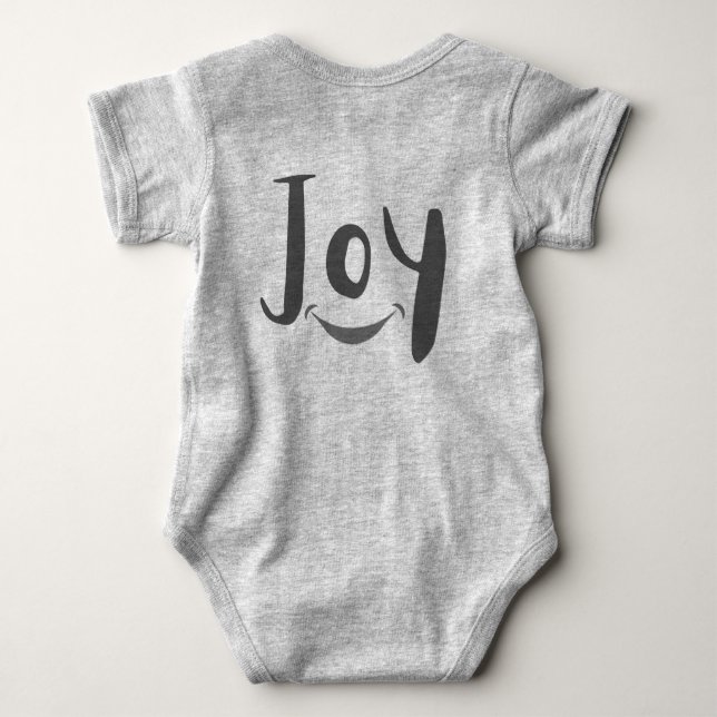 "Little Bundle of Joy: Aditable T-Shirt Baby Bodys (Baksida)