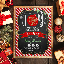 "Little Bundle of Joy", babystövel Poster