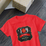 "Little Bundle of Joy", babystövel T Shirt<br><div class="desc">Fira din babydusch i stil med den här festliga babyduschskjortan. Utformningen är enkel att anpassa med din egen formulering och din familj och dina vänner blir glada när de ser denna fantastiska t-shirt. Matchande objekt i party finns i samlingen.</div>