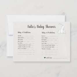 Little Bunnies | Twillingar Barnvisningsspel Inbjudningar