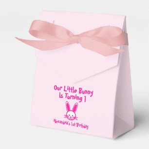 Little Bunny 1st Birthday Presentaskar