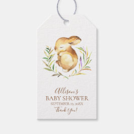 Little Bunny Baby Shower Favor Gift Märkre Presentetikett