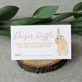 Little Bunny Diaper Raffle Tilläggskort