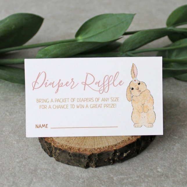 Little Bunny Diaper Raffle Tilläggskort (Skapare uppladdad)