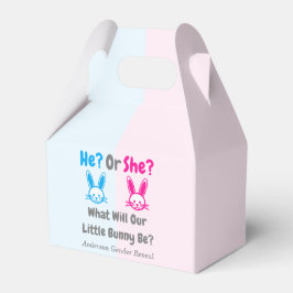 Little Bunny Gender Reveal Presentaskar