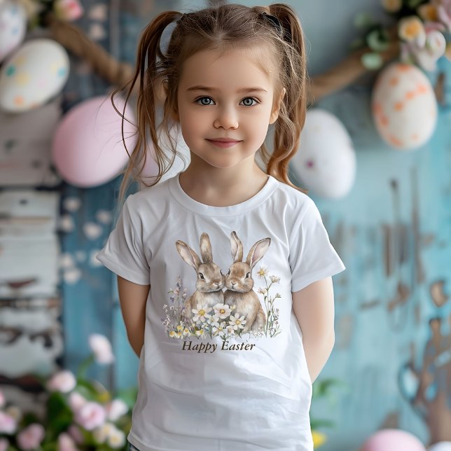Little Bunny Kids Personlig T Shirt (Little Bunny Kids Personalized T-Shirt)