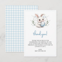 Little Bunny Påsk Baby Shower Tack Kort