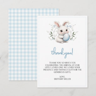 Little Bunny Påsk Baby Shower Tack Kort