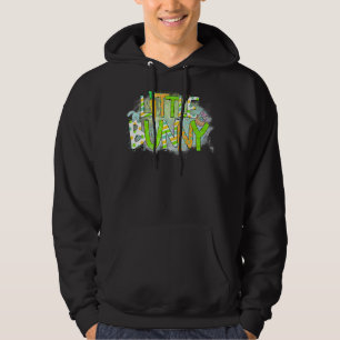 Little Bunny Påsk Rabbit Carrot Eggs Påsk Day Hoodie