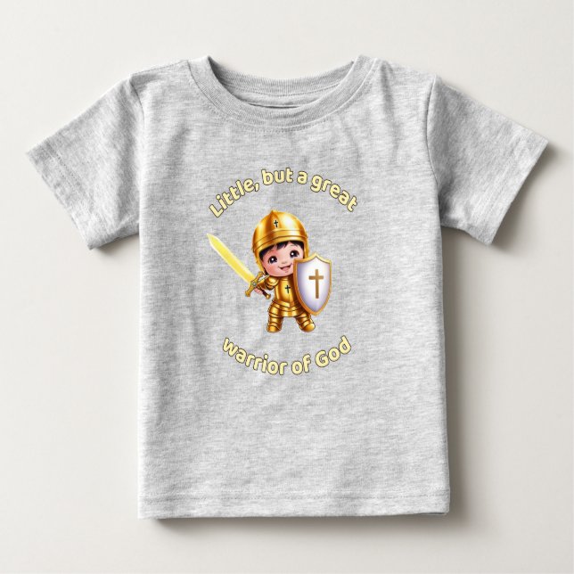 Little but a great warrior of God  T Shirt (Framsida)