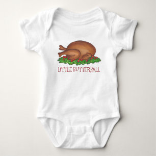 Little Butterball Thanksgiving Turkey Day Middag Tröja