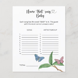 Little Butterflies - Namn den Baby Sång