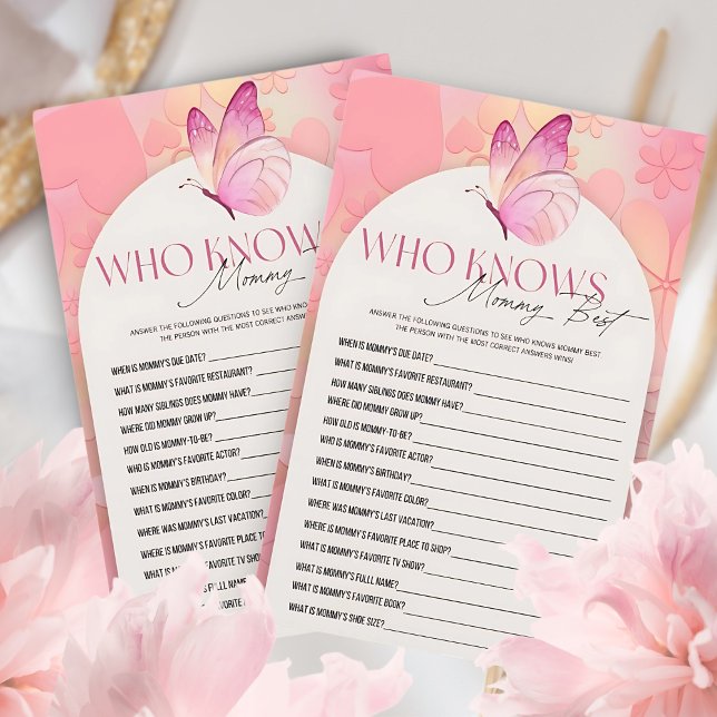 Little Butterfly Baby Shower som känner Mamma bäst (Skapare uppladdad)