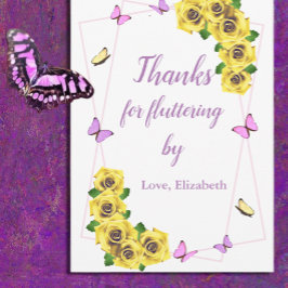 Little Butterfly Baby Shower Tack Kort