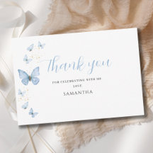 Little Butterfly Blue Boy Baby Shower