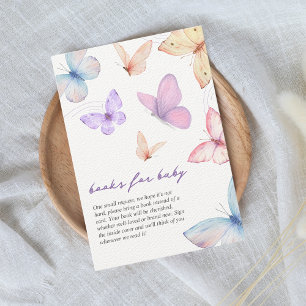 Little Butterfly Bokar for Baby Shower Tilläggskort