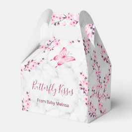 Little Butterfly Cherry Blommar Baby Shower Presentaskar