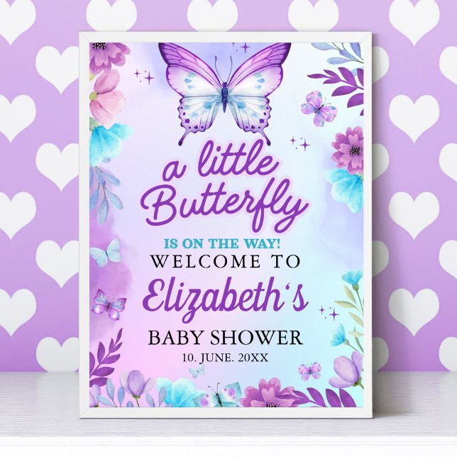 Little Butterfly is on the way Baby shower Poster (Skapare uppladdad)