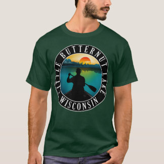 Little Butternut Sjö Wisconsin Canoeing T Shirt